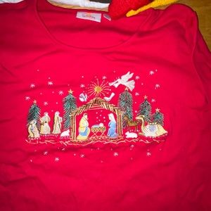 Christmas themed shirt